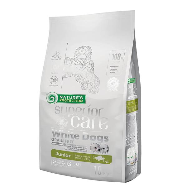 他サイト： ネイチャーズプロテクション ホワイトドッグ　グレインフリーホワイトフィッシュ　ジュニア　１０ｋｇの商品画像