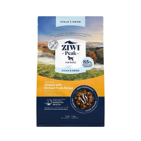 正規品ZIWIPeakジウィピークスチーム＆ドライドッグフードチキン1.5kg ZIWI（ジウィ） 【おまけ付き】ZIWI Peak（ジウィピーク) スチーム