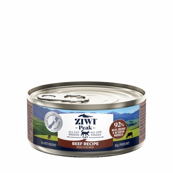 ZIWI Peak（ジウィピーク） キャット缶グラスフェッドビーフ85g