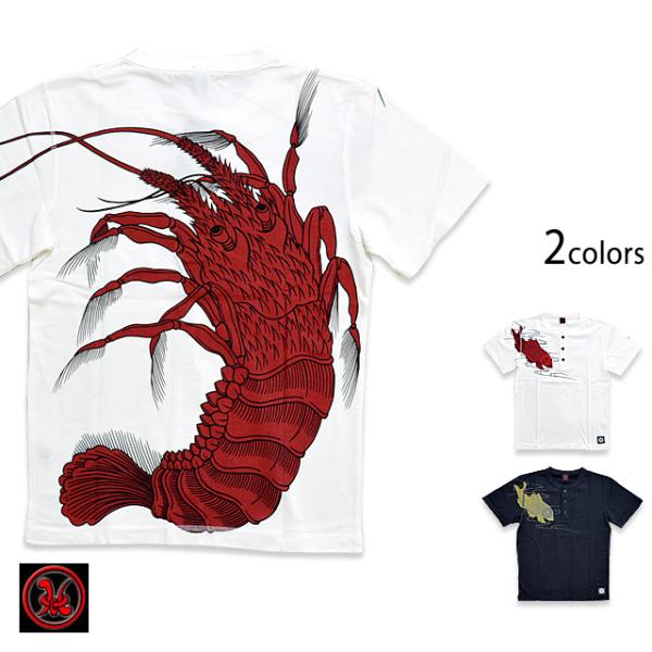 CROPPED HEADS 海老鯛半袖Tシャツ クロップドヘッズ 和柄 和風