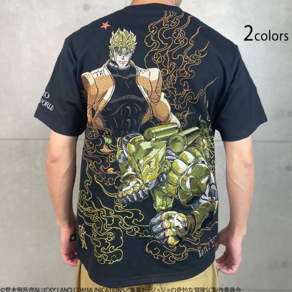 絡繰魂×ジョジョの奇妙な冒険コラボ DIO半袖Tシャツ 絡繰魂