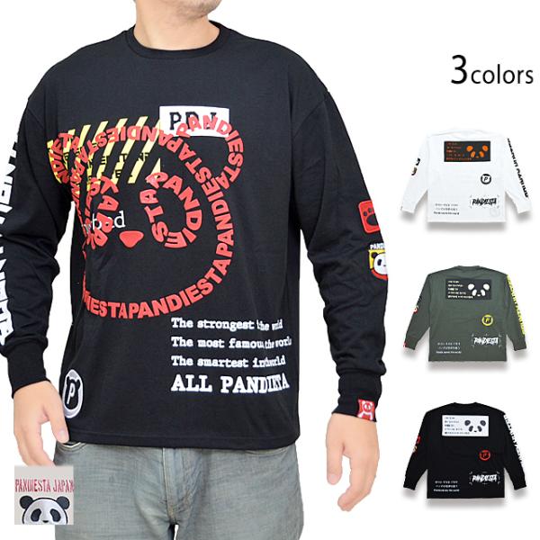 SAVE THE WORLD BIGロンTee PANDIESTA JAPAN 592100 パンディエスタジャパン パンダ ゆったりめ 長袖 SAVE THE WORLD BIGロンTee PANDIESTA JAPAN 592100 パンディエスタ