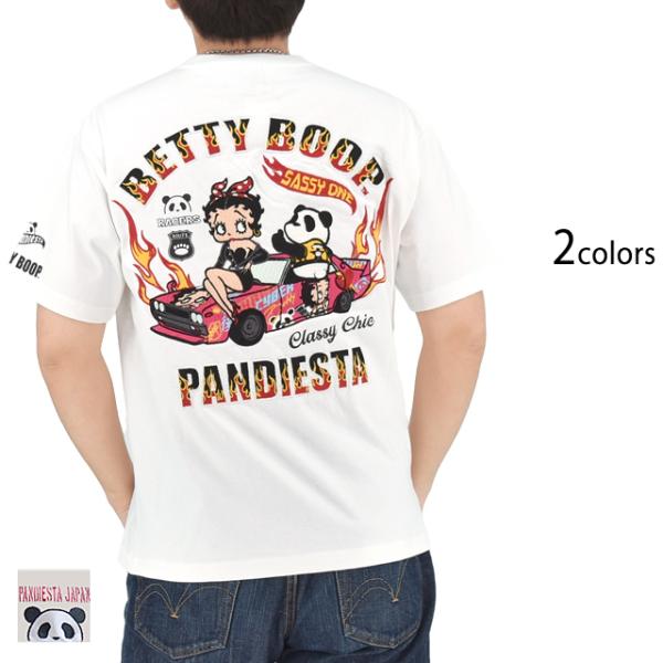 パンディエスタ×ベティブープ イタ車ライド BETTY半袖Tシャツ