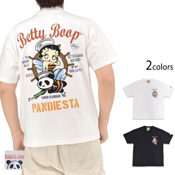 パンディエスタ×ベティブープ Honey Bee BETTY半袖Tシャツ PANDIESTA JAPAN 526610 パンディエスタジャパン パンダ 刺繍
