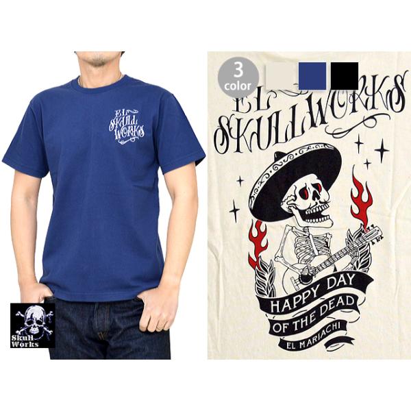 スカルワークス デスラビットガール 半袖Tシャツ XL ブラック