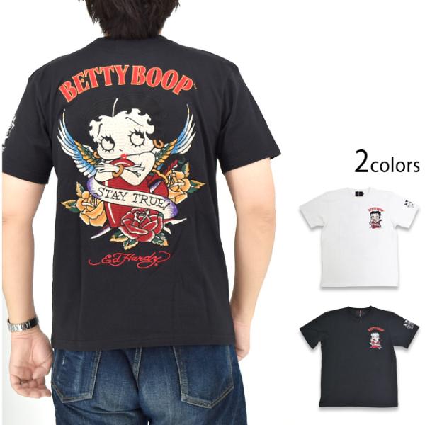 Ed Hardy×BETTY 天竺半袖Tシャツ サクラスタイルセレクション BED-2503