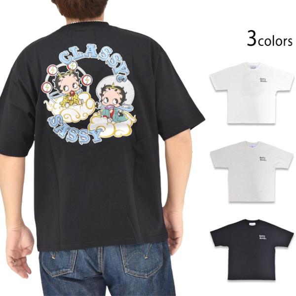 風神雷神BETTY コットン天竺半袖Tシャツ サクラスタイルセレクション
