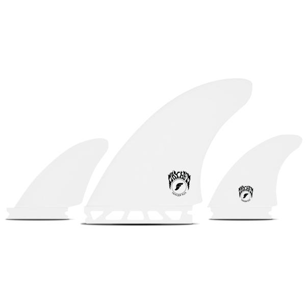 FUTURE（フューチャー）サーフボード用フィン　FIBERGLASS製　MAYHEM TWINZER +（9度）Lサイズ　ツインザー＋トレーラー 5本セット