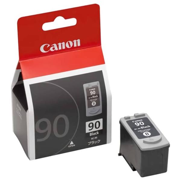 他サイト： Canon キヤノン 純正 インクカートリッジ BC-90 ブラック BC90 ＦＩＮＥ ブラック大容量 0391B001送料無料 IP2200 IP2600 MP450 MP470 対応の商品画像