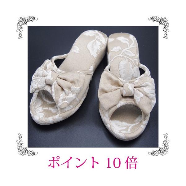 ヒールスリッパ 美脚スリッパ ルームシューズ ジェニファーテイラー Heirloom リボン エレガント おしゃれ Buyee Buyee Japanese Proxy Service Buy From Japan Bot Online