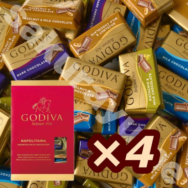 【 GODIVA ナポリタン 4種 320g × 4箱 】箱売り チョコレート ゴディバ GODIVA ナポリタン 大量 プレゼント チョコ バレンタイン 常温発送