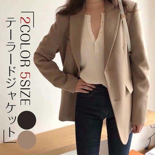 テーラードジャケット レディース スーツジャケット 無地 ゆったり 黒 アウター フォーマル ジャケット スーツ 上着 通勤 ビジネス セレモニー 30代 40代 Ee434t Sakusaku 通販 Yahoo ショッピング