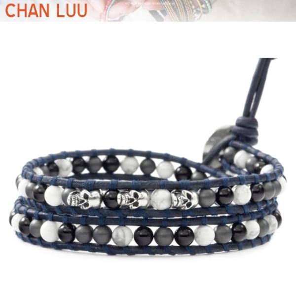 チャンルー Chan Luu スカル ホワイト ラップブレス 2連 ブレスレット メンズ 正規品 レディース レザー 革 新品 ギフト 彼氏 バレンタイン ギフト包装 Buyee 日本代购平台 产品购物网站大全 Buyee一站式代购 Bot Online