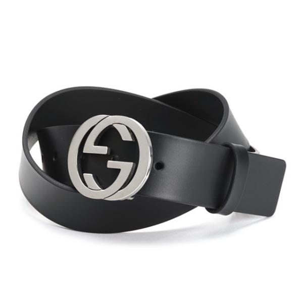 GG グッチ GUCCI ベルト インターロッキングG バックル ブラック GG グッチ GUCCI ベルト インターロッキングG バックル ブラック