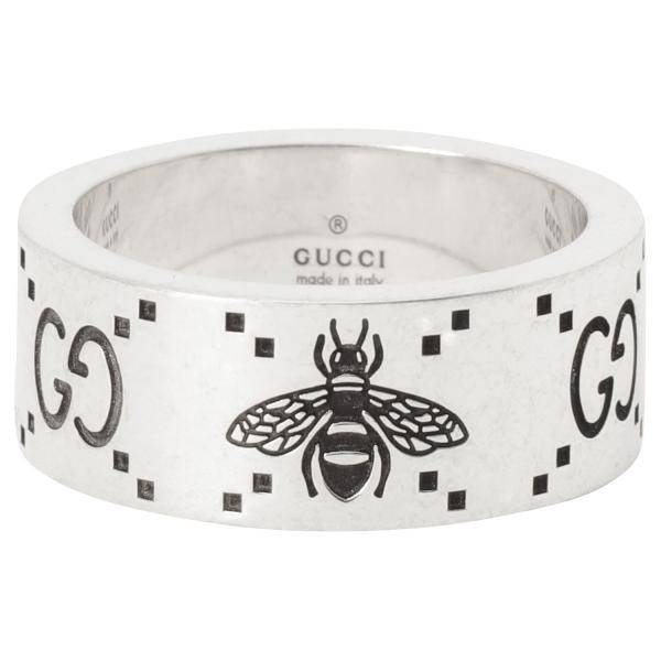 GUCCI グッチ 指輪 GGシグネチャー&ビー ハチモチーフ エン GUCCI グッチ 指輪 GGシグネチャー&ビー ハチモチーフ エン