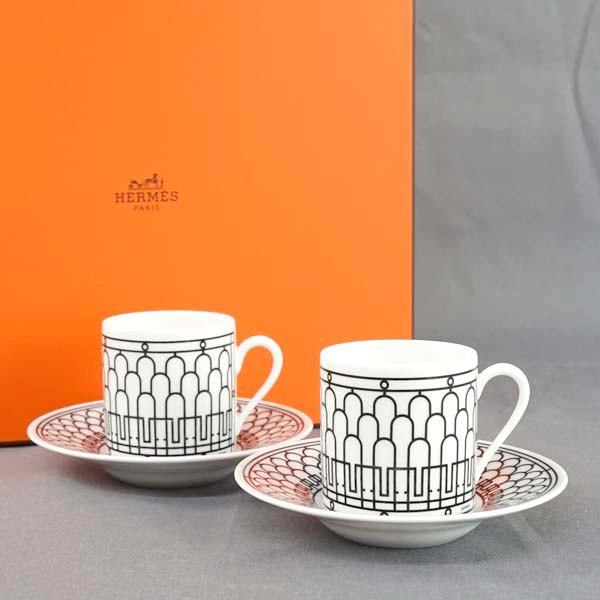 HERMES アウトレット エルメス カップ&ソーサー 37017P H Deco HERMES アウトレット エルメス カップ&ソーサー 37017P H Deco