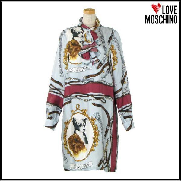 シャツ Wv L Gy ドレス ラブモスキーノ Love Moschino 長袖 レディース シャツワンピ 新作 ブランド Groenjournalist Nl