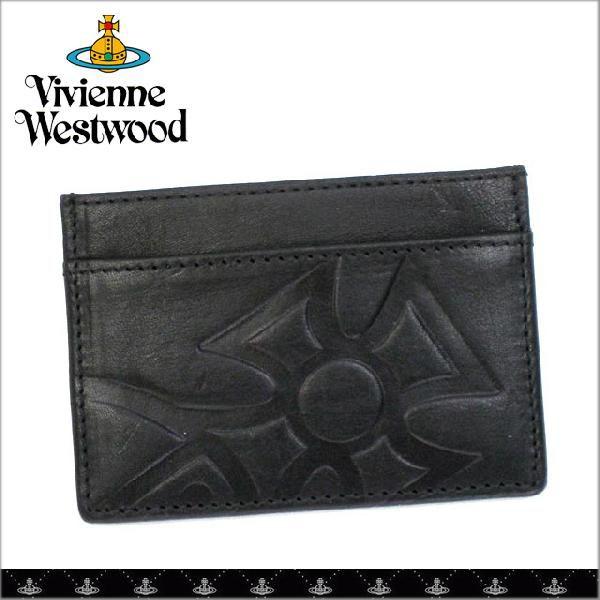 ヴィヴィアンウエストウッド ( Vivienne Westwood ) 名刺入れ カードケース ブラック レザー 定期入れ レディース メンズ
