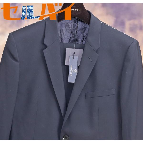 本物 新品 未使用品 ヴェルサーチ 総メデューサ裏地 テーラード2B 