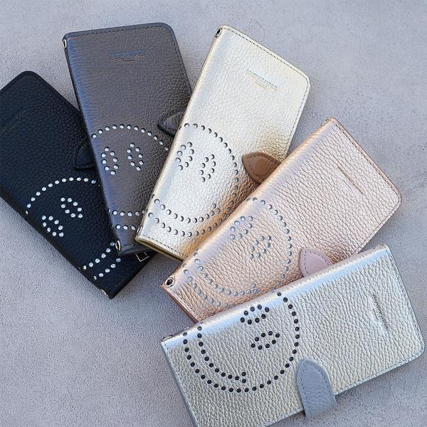 サロン・ド・アルファード スマイリーフェイス 手帳型ケース salon-de-alfurd_1665