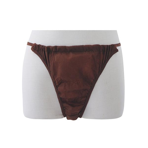 ギャザーパンツ (色 ブラウン 50枚入) 使い捨て 紙ショーツ エステ