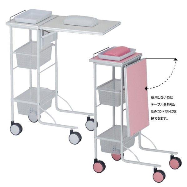ネイルカウンターテーブル ピンク 理美容 ロット台 セット台 ワゴン 作業台 ネイルマットミニ１個付 ワイドキャスター Buyee Buyee บร การต วกลางจากญ ป น ซ อจากประเทศญ ป น