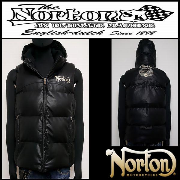 ノートン（NORTON） 服 ジャケット PUフード脱着フェイクダウンベスト