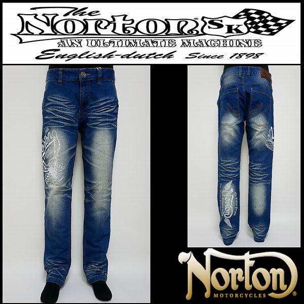 ノートン Norton 服 ボトムス ストレッチインパクト刺繍イーグル