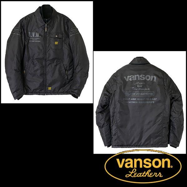 VANSONバンソン コーチジャケット Lサイズ VANSON バンソン モーターサイクルコーチジャケット MOTORCYCLE COACH