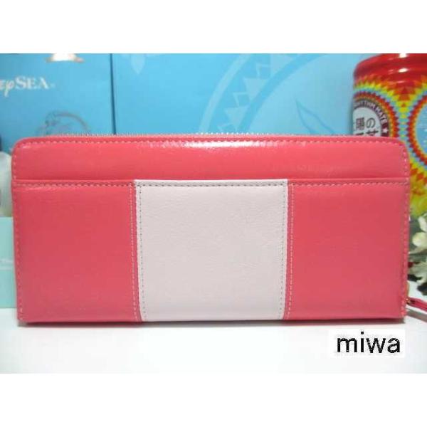 人気ブランド 日本人気超絶 送料無料 サマンサタバサ プチチョイス 王冠 ロゴ ロゴ プレート付 箱付 バイカラー プチチョイス ラウンド ファスナー 長財布 ピンク 新品 箱付 ギフト包装対応可 サマンサベガ