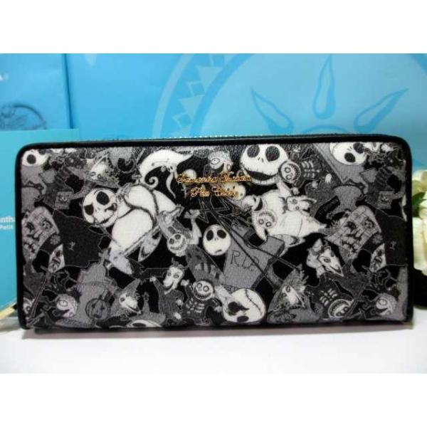 送料無料 ビフォア ナイトメア サマンサタバサ ジャック 限定 ナイトメアー ビフォア クリスマス 総柄 ファスナー 長財布 黒 ディズニー ナイトメア ジャック サリー 新品 証明書付 包装無料 Pc Nbc Lw Rf P Bk Samathava コレクション