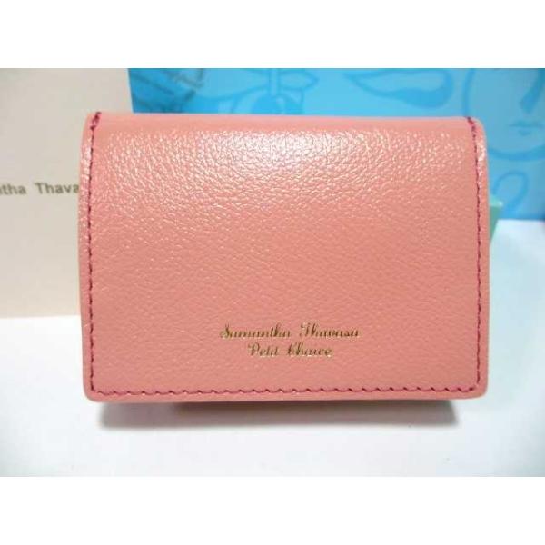 乃木坂46 限定 送料無料 ミニ ロゴ入 ピンク サマンサタバサ 財布 シンプル ピンク 財布 乃木坂46 プチチョイス 三つ折 財布 折財布 新品 証明書付 ギフト包装無料 サマンサベガ Pc Nogizaka W P Samathava コレクション