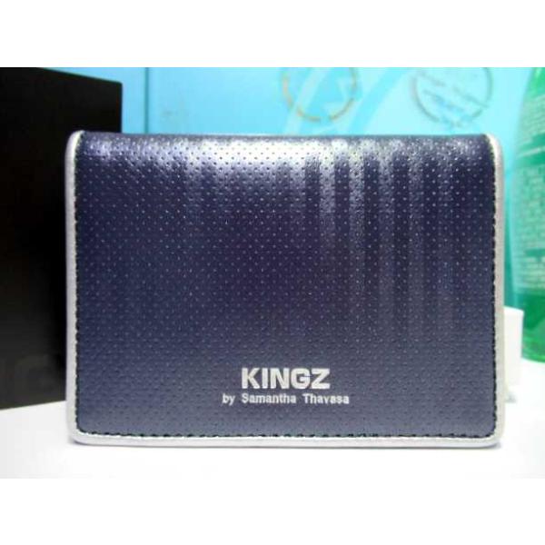 新品　Samantha kings 名刺入れ KINGZ サマンサキングズ レザー 名刺入れ（ブラック） -Samantha