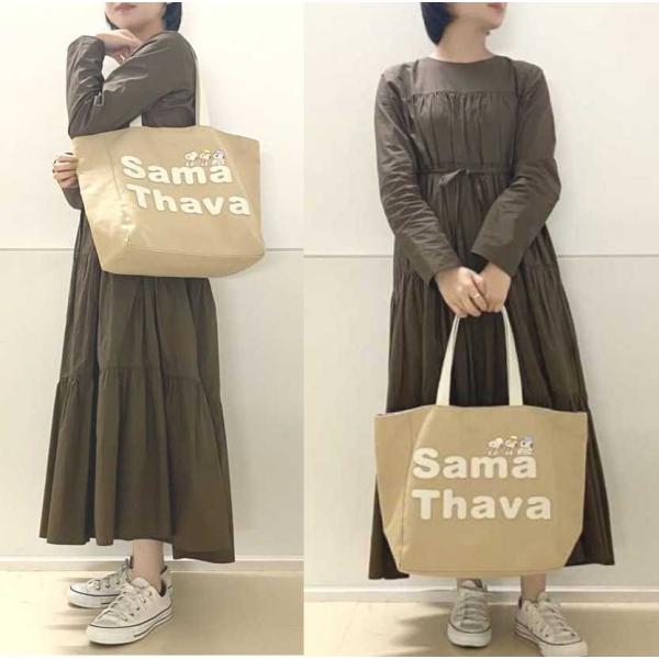 Samantha Thavasa（サマンサタバサ） スヌーピー 限定 ロゴ入 トート