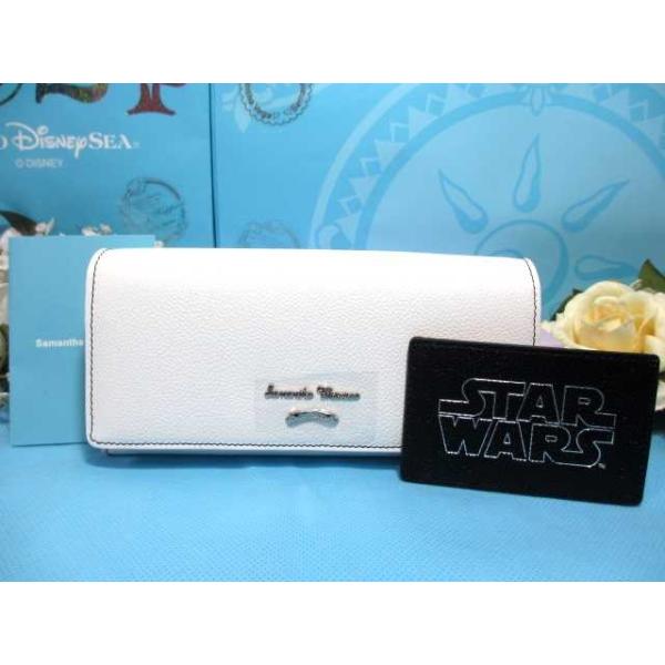 サマンサタバサ　スターウォーズコラボ　二つ折り財布 ブラック スター・ウォーズ』「グローグー」コレクション 二つ折り財布
