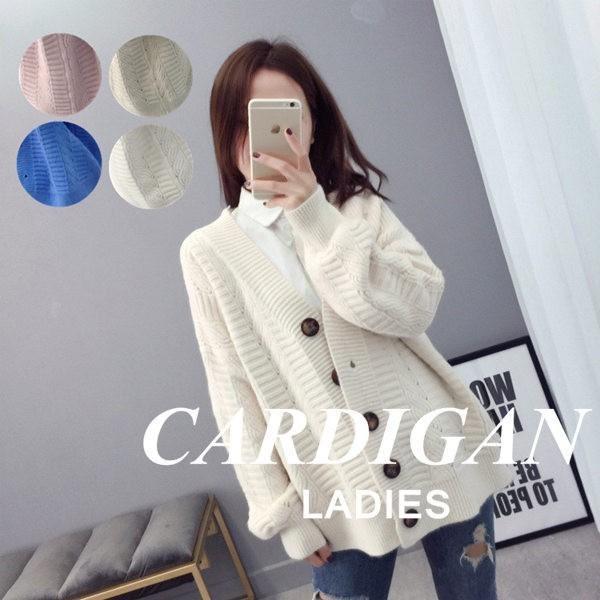 カーディガン レディース ニット セーター 秋冬 ショット丈 トップス アンサンブル 長袖 カジュアル ゆったり オシャレ 4色 Skdg002 Sami 通販 Yahoo ショッピング