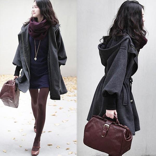 コート レディース チェスターコート ロングコート フード付き 6xl ダークグレー 厚手 着痩せ 上品 秋冬 40代 きれいめ Snwt147 Sami 通販 Yahoo ショッピング