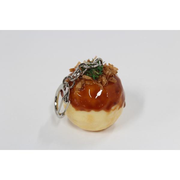 食品サンプル　キーホルダー　たこ焼き