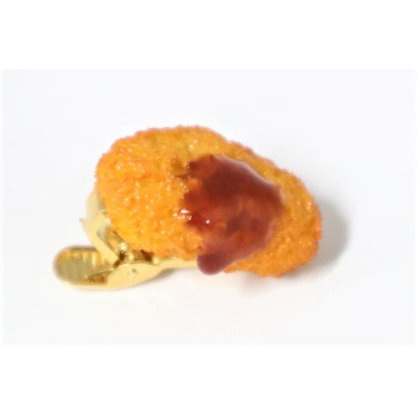 食品サンプル　勝つカツ勝つとんかつネクタイピン