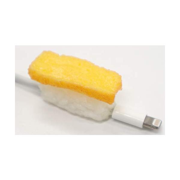 断線防止カバー ケーブル保護 ミニチュア 寿司 (玉子)