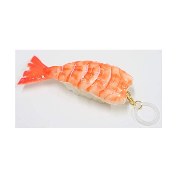 食品サンプル　アンブレラマーカー　寿司　原寸大　海老　エビ