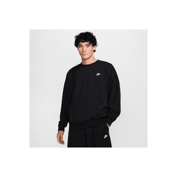 L ナイキ 新品 スウェット オーバーサイズ トレーナー ドロップ 黒 クルー L 新品 NIKE ナイキ ウィメンズ トレーナー オーバーサイズ