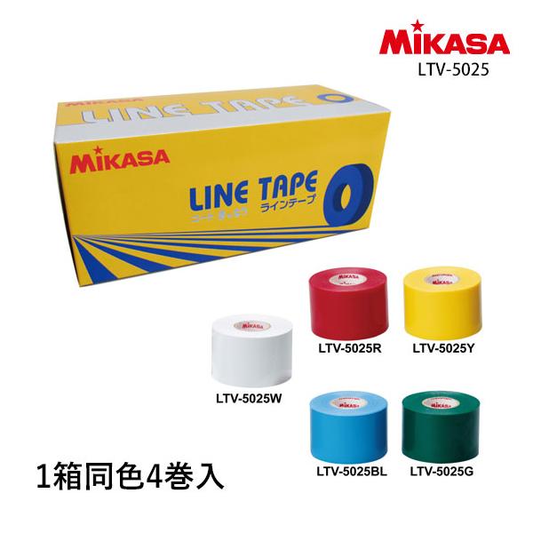 MIKASA（ミカサ） MIKASA LTV-5025 W/R/BL/Y/G 伸びるタイプ 5cm幅 4巻