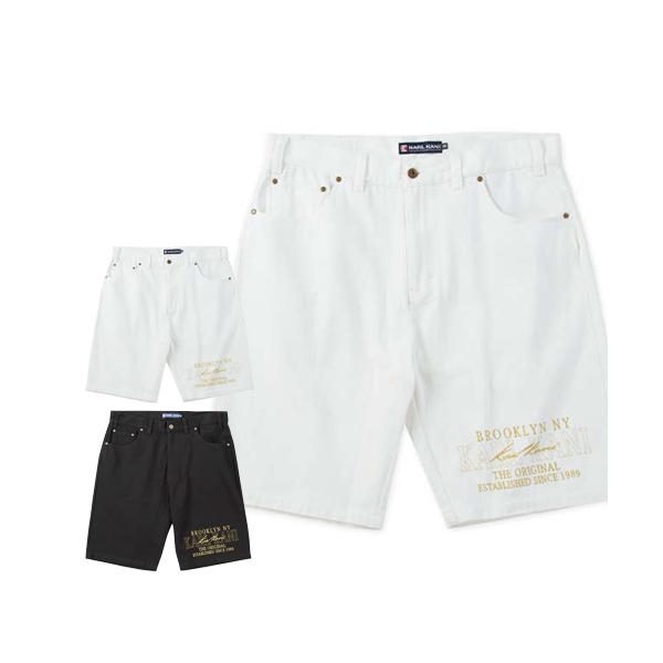 Karl Kani（カールカナイ） 大きいサイズ メンズ ハーフパンツ デニム