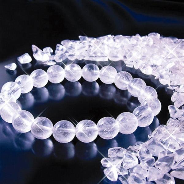 浄化済み！ヒマラヤ水晶　ブレスレット ヒマラヤ水晶ブレスレット+浄化チップセット(IA657) : 作務衣の専門館