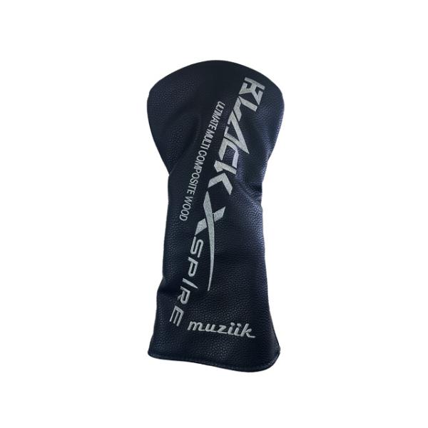 MUZIIK BLACK X Spire ドライバー ヘッドカバー付き Muziik (ムジーク) BLACK XSPIRE ドライバー用 ヘッドカバー