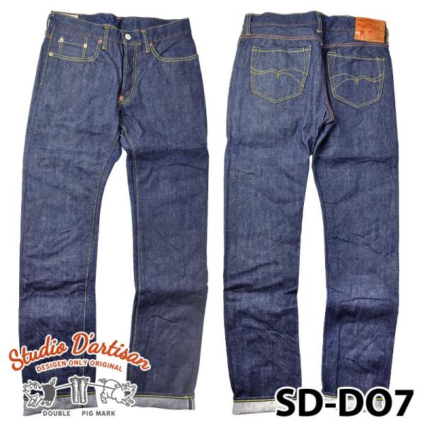 ダルチザン　SD507 W34 ダルチザン SD-DO7 14oz 天然藍スーパータイト : サムライクラフト