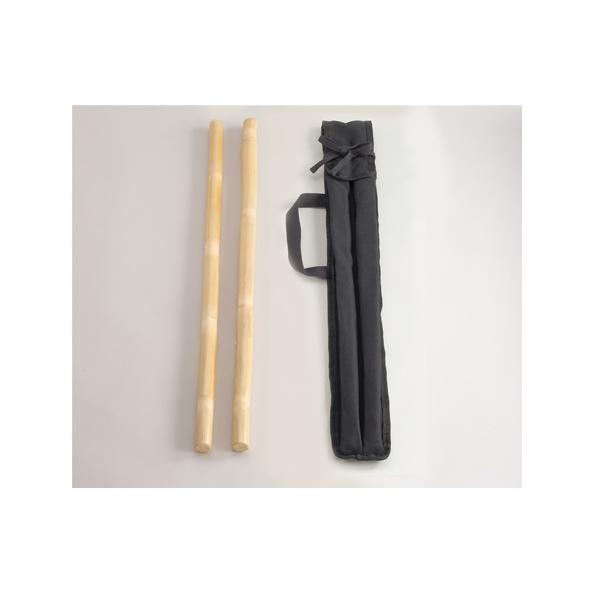 カリ棒とは東南アジア、特にフィリピンで古来より伝わる武術カリで使用される棍棒です。天然100％の籐を使用2本1組　袋付サイズ:全長約73cm(1本)●直径/約2.6cm素材:籐原産国:中国製重量:全体約230g(1本)※天然木の為1本、1本...