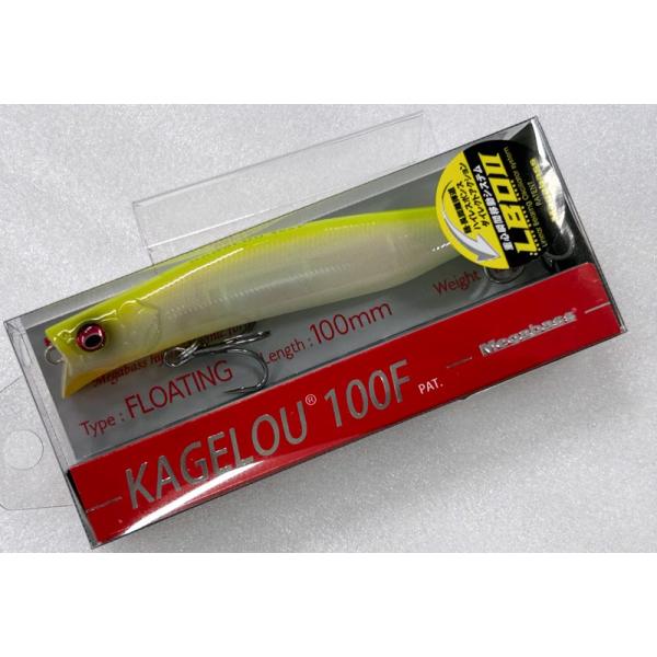 Megabass メガバス KAGELOU 100F カゲロウ100F PM CHART BACK