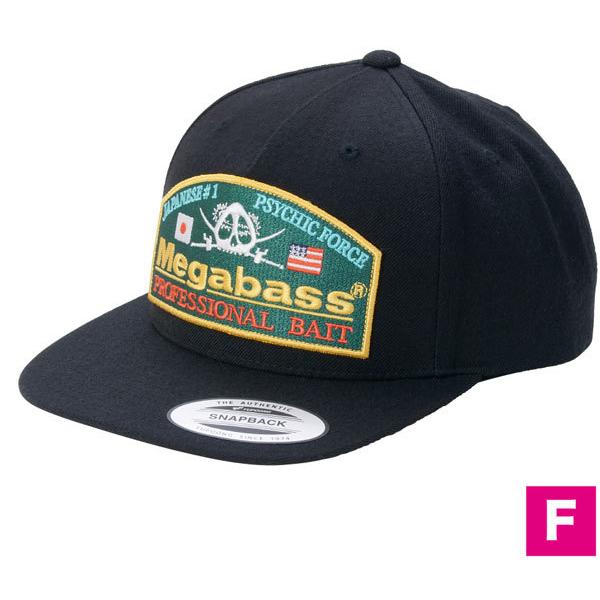 メガバス PSYCHIC SNAPBACK BLACK/GREEN : CURIOSITY Yahoo!店 - 通販